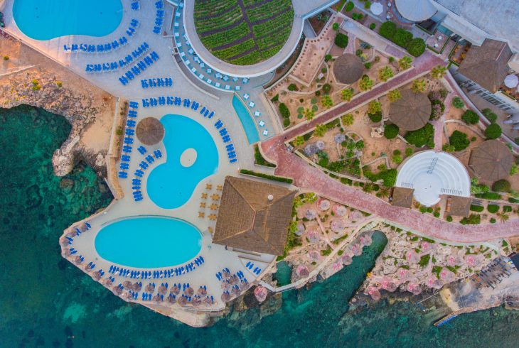 Aerial View - Pools